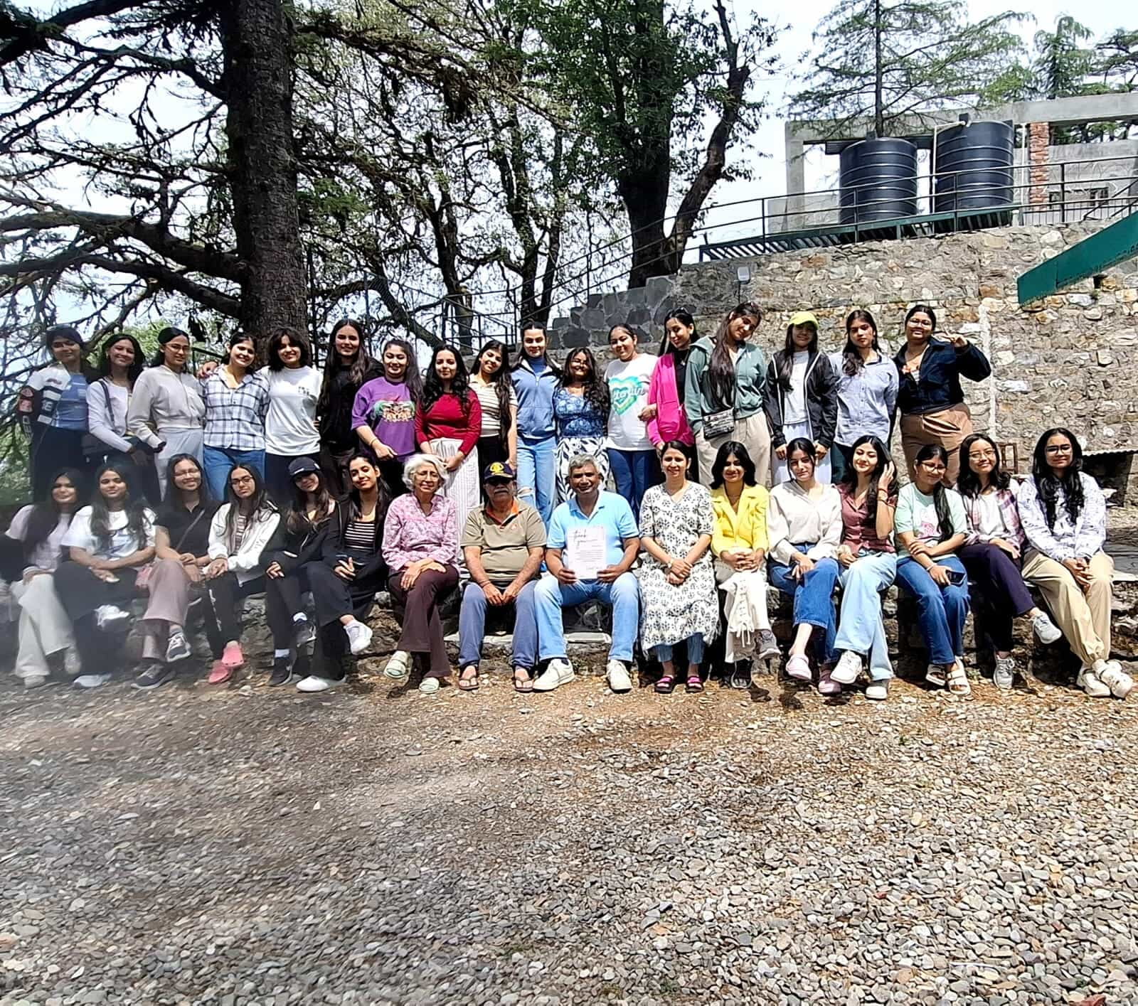Young people participating in an Acrophile Foundation programme