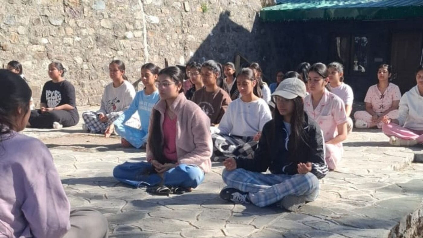 Young participants during the Landour residency