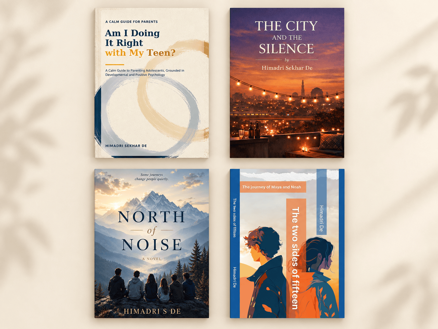 Books by Himadri Sekhar De supporting Acrophile Foundation's work